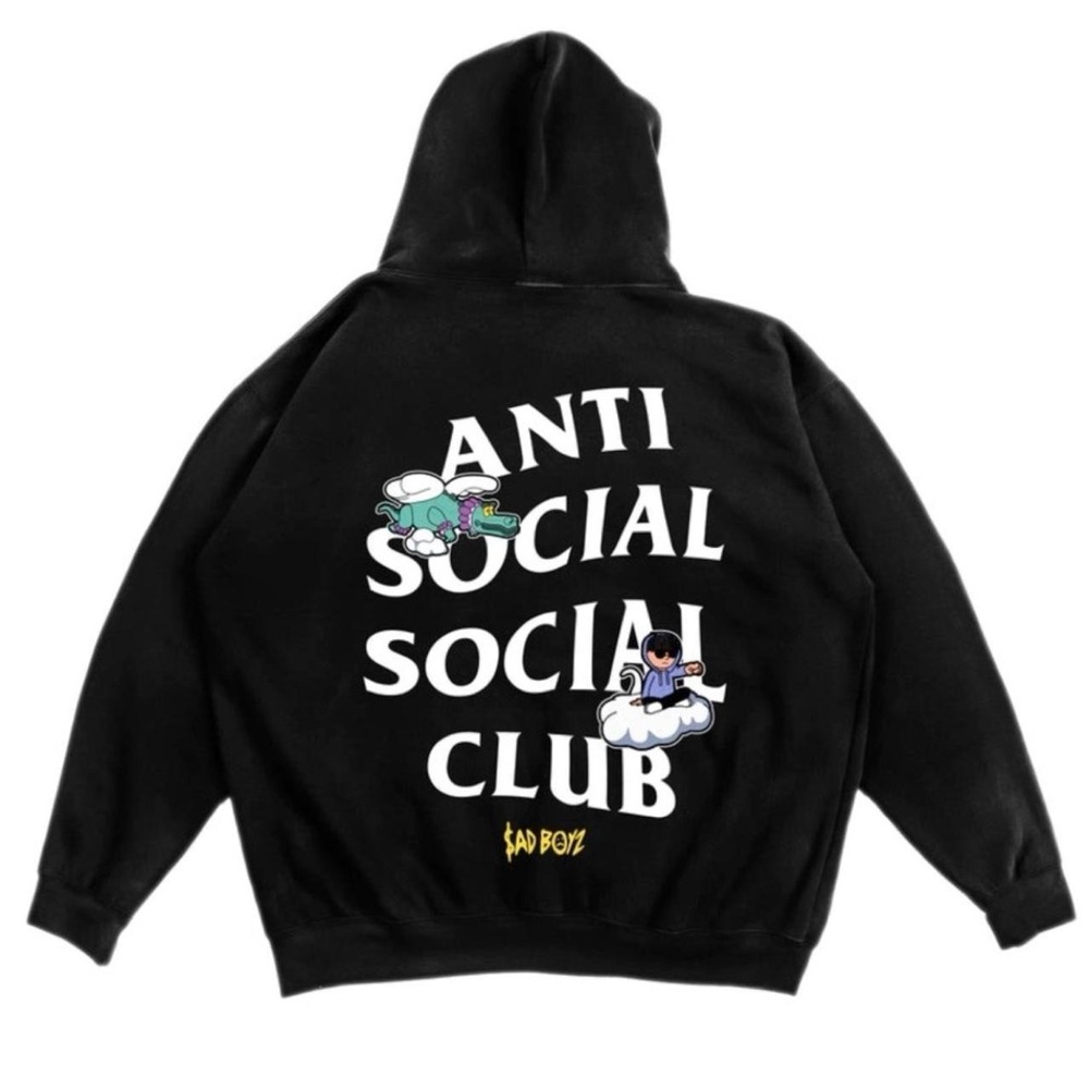 SADBOYZ X ASSC MUSICA HOODIE Size Large Brand New with Tags